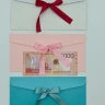 Конверты с лентами для денег и сертификатов 10 штук