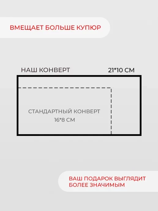 Конверт для денег подарочный на свадьбу
